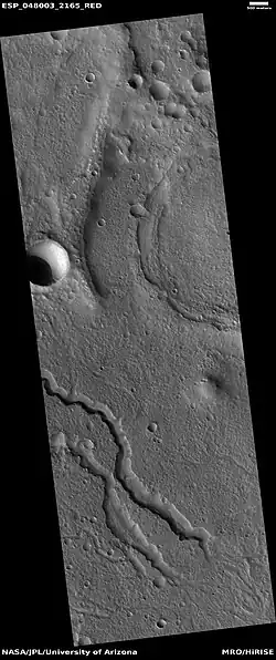 Channels, as seen by HiRISE under HiWish program