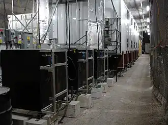 The EXO-200 cleanrooms installed underground at WIPP.