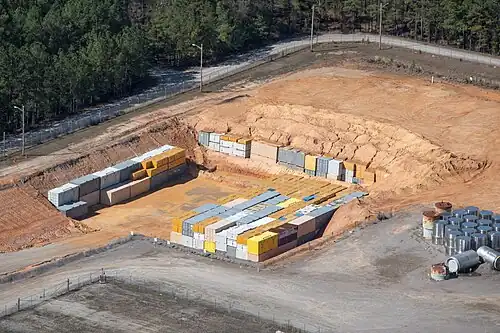 Disposition of low-level waste in the E Area