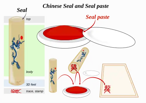 Seal and seal paste