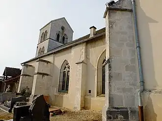 The church in Soulosse-sous-Saint-Élophe