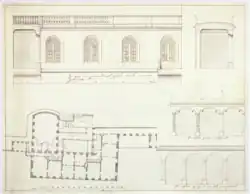 Design proposal for the northern left wing (Landeshauptarchiv Koblenz 702 2302)
