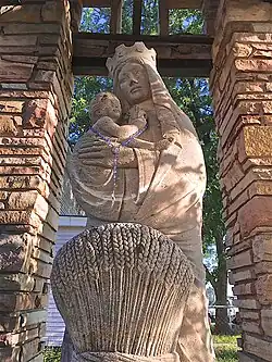 "Our Lady of the Farmland" statue (2016)