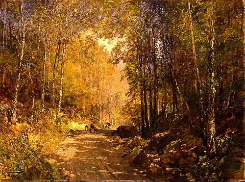 Forest Lane near Schärfling (Sankt Lorenz, 1890)