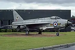 English Electric Lightning of No. 74 (F) at RAF Leuchars.
