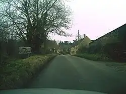 Entering Great Rissington