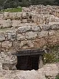 Sealed entrance in Hurvat Itri