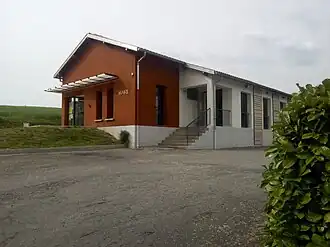 The town hall in Escoulis