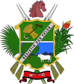 Coat of arms of the State of Monagas.