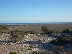 Eucla Pass looking toward south coast