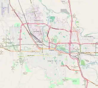 Springfield station (Oregon) is located in Eugene OR