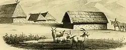Matara post office, ca. 1852