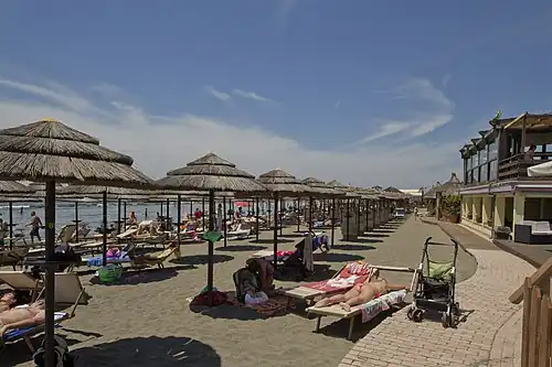 Ostia Lido beach