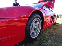 1986 Ferrari Testarossa fitted with centerlock wheels