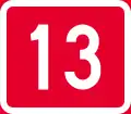 National Road 13 shield}}