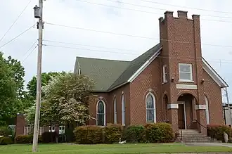 Christian Church (Built in 1885-86; Image: April 18, 2015)