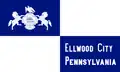 Flag of Ellwood City, Pennsylvania
