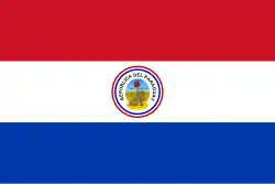 Flag from 1842 to 1954 (reverse). Ratio: 2:3