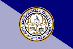 Flag of West Springfield, Massachusetts