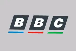 The flag of the BBC