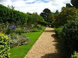 a path beside a herbaceous border
