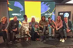 Left to Right: Pippa Heywood, Timothy X Atack, Pearl Mackie, Alex Smalley, Eliza Lomas, Unknown, Beck Ripley, Unknown, Graham Wild.