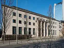 Frankfurt branch, Taunusanlage 4-6 (arch. Amsler & Wolff), completed 1933,[26] renovated in the 1980s[27]