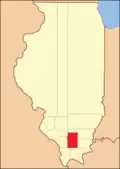 Franklin County at the time of its formation in 1818