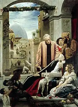 The Death of Brunelleschi by Frederic Leighton