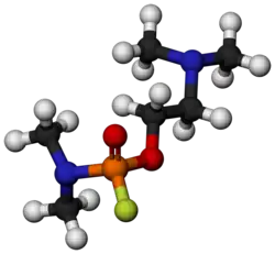 Ball-and-stick model of GV