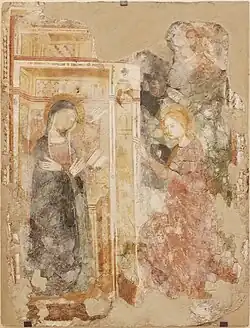 Cathedral of Saints Erasmus and Marcianus and St. Mary of the Assumption, Annunciation (late 14th century-early 15th century).