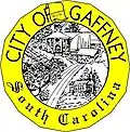 Official seal of Gaffney, South Carolina