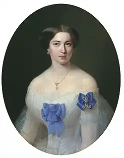 Freilina with the Empress` initials on her shoulder