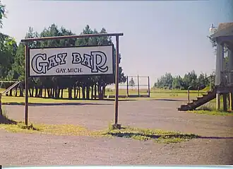 A bar in Gay, Michigan