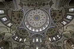 The Kara Ahmed Pasha Mosque (1554) uses an hexagonal support system for the main dome.[101]