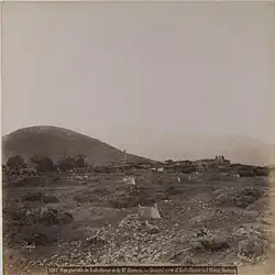 General view of Kafr Hawr and Mount Hermon in the background, 1867–1914