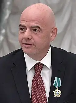 FIFA Gianni Infantino, President[46]