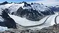 Gilkey Glacier. Mt. Blachnitzky to right of center