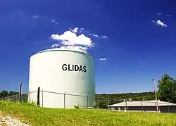 Glidas water tower