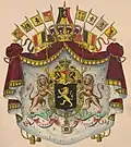 Greater coat of arms Belgium (19th century)
