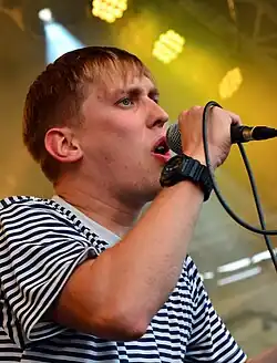 Grim104 performing in 2014