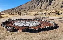 "Ground Zero" rock art installation, restored October 2024.