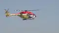 HAL Dhruv of Sarang display team at Aero India 2011