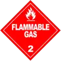 Flammable gas