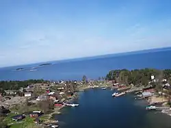 Aerial view of Haapasaari