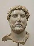 Portrait of Hadrian (found at the arch of Santa Bibiana in Rome, in the Horti Liciniani; inv. 124.491)[28][34]