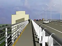 Handrail and car barrier design