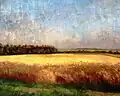 Grainfield (oil on ply wood, 1921)