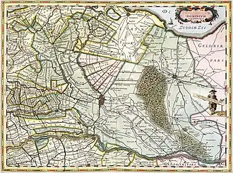 The Lordship of Utrecht in the early 17th century.