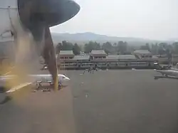 Aerial view of Heho Airport